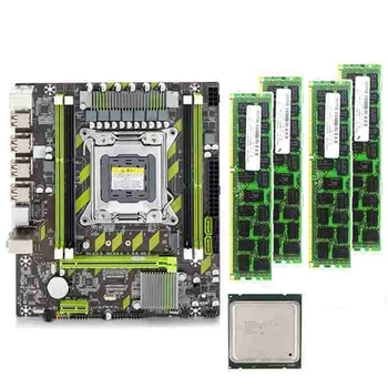 X79G LGA2011 matična ploča Mini-ATX Kombo E5-2620 V2 E5 2620 V2 CPU 4Pcs x 4GB = 16GB DDR3 RAM 1600Mhz PC3 12800R