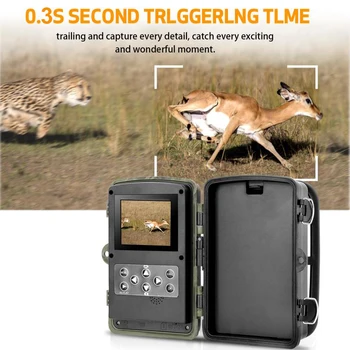 20MP Trail Camera lovačke kamere HC802A 1080P IP65 Waterproof Wildlife Nadzor Night Vision Praćenje Photo Trap Cams