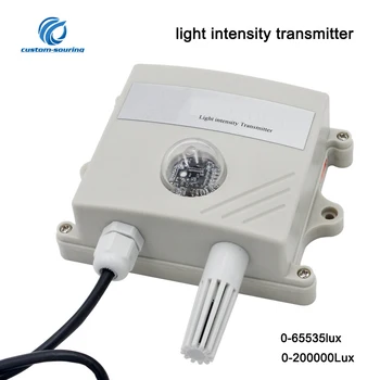 Senzor intenziteta svjetla Senzor temperature i vlažnosti analogni/RS485 odašiljač senzor osvjetljenja okoliša farme senzor osvjetljenja okoliša