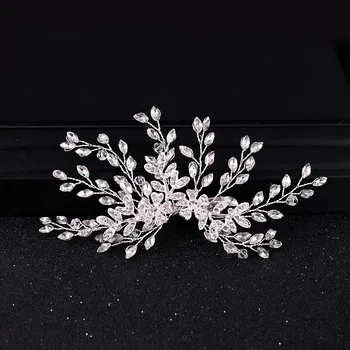 Vještački dijamant perle Crystal cvijet bobby pin za kosu bobby pin za kosu mladenka tiaras šlem svadbena frizura za vjenčanje nakit za kosu pribor JL