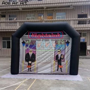 Veleprodaja 5m L x W x 4m 3m H napuhavanje šator noćnog kluba прокатный štene tunel disco šator za zabave i amaterskih aktivnosti
