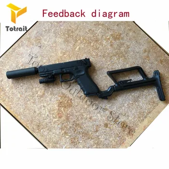 TOtrait lov, Airsoft pomoćni adapter carabiner Glock stabilnost ručka taktička podrška kundak na карабину pištolj pribor
