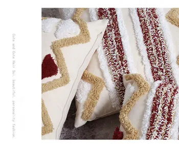 Visoka kvaliteta Marokanski stil jastučnicu snop ručni rad jastučnicu 45x45cmcm Tirkizna crvena bež boja torbica za kauč kreveta