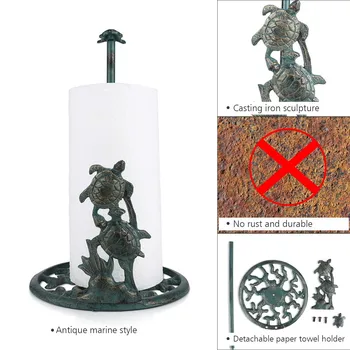 Tooarts držač papirnatih ručnika figura slona radijatori lijevano željezo slon držač toaletnog papira životinja figurica pribor za uređenje doma
