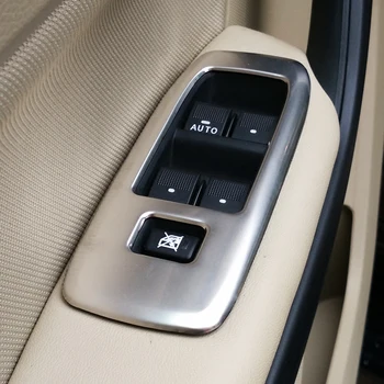 Za Ford Ranger 2016 17 18 19 2020 nehrđajućeg čelika unutrašnjost prozor dizalo prekidač 4 vrata gumb za traku poklopac završiti pribor 4 kom.