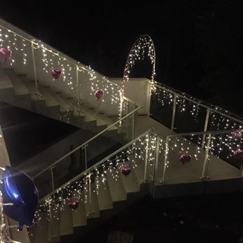 4m led zavjese сосулька gudačkih svjetla vila Božić home party dekoracije nevjerojatan svjetla led za vjenčanje Nova godina