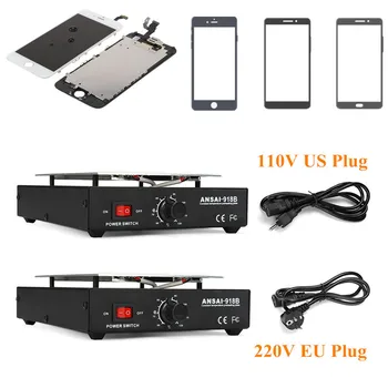 110V US / 220V EZ LCD Screen Separator Heating Platform Plate Glass Removal Phone Repair Machine Auto Heat Smooth Plate Station
