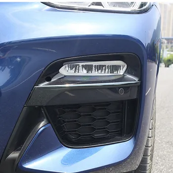 Nehrđajući čelik 2 komada stil vozila obloge prednjih svjetala za maglu trake za BMW X3 G01 G08 25i 28i 30i 2018 Auto Exterior modificirane naljepnice