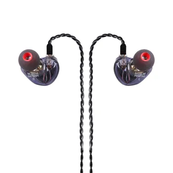 FDBRO 1BA+1DD Hybrid In Ear Monitor HIFI Slušalice Bass sportske slušalice cross-country metalne slušalice slušalice s 2PIN zamijeniti kabel