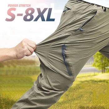 Veliki veličina 8XL Muškarci Žene vanjski быстросохнущие hlače protežu prozračna otporan na habanje sportske hlače rock Climbing, planinarenje i jahanje hlače