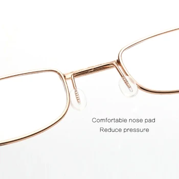 Moda tanak vrstu olovke prijenosni naočale za čitanje Muškarci Žene presbyopia mini džepni naočale cijeli obruč medusobno zglob s kućištem od legure