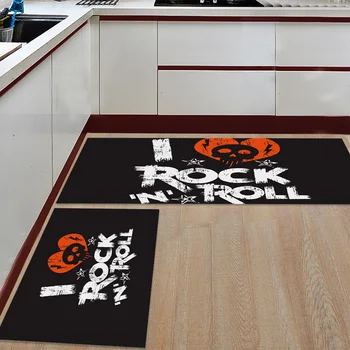 Volim rock-n-roll vole retro Party Art Kitchen Mat Set protiv klizanja kuhinja prostirke za pod kućni tepiha tepih za pod u sobi