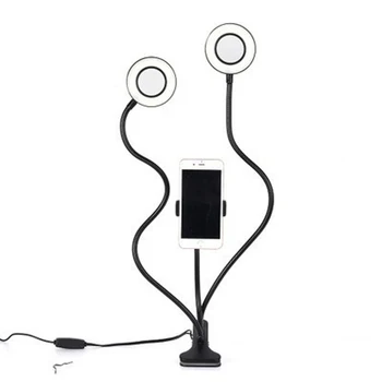 Univerzalni селфи prsten svjetlo s fleksibilnim držačem mobilnog telefona lijeni nosač lampe LED Svjetla za Live Stream Office Kitchen