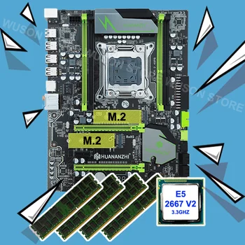 U prodaji firma matična ploča s dvostrukim M. 2 utor HUANANZHI X79 Pro kit matične ploče CPU Intel Xeon E5 2667 V2 RAM 32G (4*8G) RECC