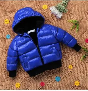 Dječji пуховик dječja pamuka kaputi dječje zimske утепленная jakna s kapuljačom jednobojnu dječaci djevojčice odjeća