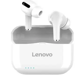 Originalni Lenovo LP1S TWS bežične slušalice Bluetooth modernizirana verzija 5.0 Dual Stereo Touch Control 300mAH za iOS / Android