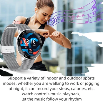 LIGE 2020 New Men And women Fashion Smart watch heart rate Blood pressure Poziv reminder Bluetooth smartwatch za IOS, Android