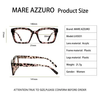 Naočale za čitanje za žene prevelike računala naočale povećalo recept naočale rimless dekorativni plavi lagane naočale MARE