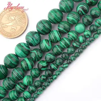 6,8,10 mm okrugle perle loptu umjetni zeleni malahit kamen perle za DIY ogrlica narukvica naušnice izrada nakita 15