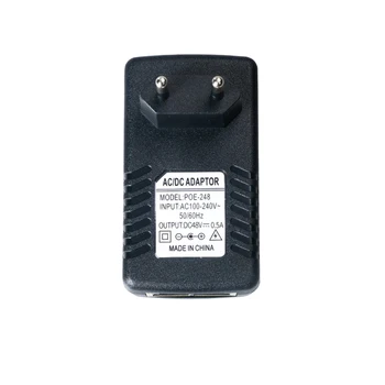 POE injektor Ethernet-napajanje 48V DC 0.5 A 24W zidni utikač POE Switch adapter za napajanje EU/US/UK plug opcionalno