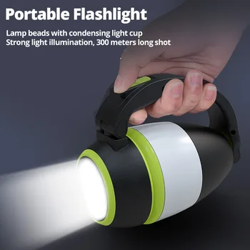 3в1 sigurnosna rasvjeta prijenosni kampiranje svjetiljka lampe za čitanje višenamjenski USB kabel za punjenje svjetlo led noćni reflektor