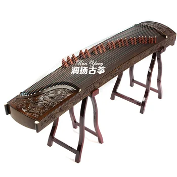 Kvalitetan Stručni Novi Nanmu Guzheng Master Ručni Rad Phoebe 9 Zmaj Od Masivnog Drveta Igrati Guzheng Kineski 21 Žice Citra
