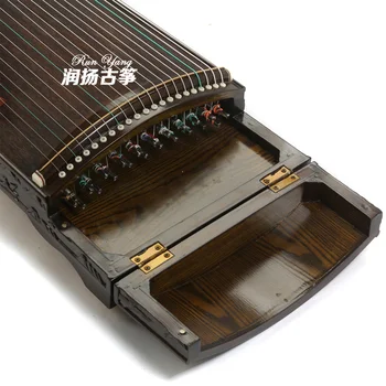 Kvalitetan Stručni Novi Nanmu Guzheng Master Ručni Rad Phoebe 9 Zmaj Od Masivnog Drveta Igrati Guzheng Kineski 21 Žice Citra