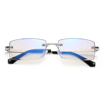Nove prozirne četvrtaste naočale prozirne naočale, optički bez okvira rimless luksuzni brand modne naočale za čitanje de oculos feminino