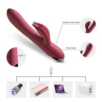 G-Spot vibrator Rabbit vibrator za žene Ženska Vagina masturbator stimulator klitorisa maser seks igračke za žene erotski robe