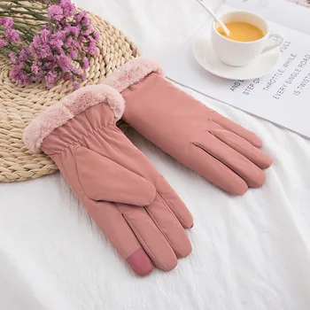 Ženske zimske baršun rukavice ветрозащитные i tople crne rukavice kožne rukavice bez prstiju ženske rukavice Диспозиционные
