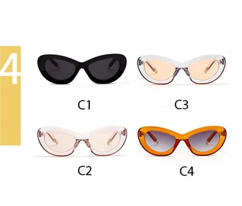 2019 Vintage Cat Eye sunčane naočale Žene 2018 Candy Color klasicni brand dizajner sunčane naočale za muškarce Big Cateye naočale UV400