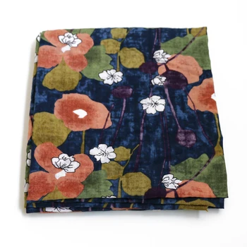 100*145 cm tanak хлопчатобумажный len Seersucker slikarstvo cvjetne tkanine za haljine majice
