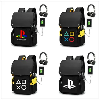 Playstation PS4 platnu ruksak dječje putnu torbu školska torba usb punjenje torba gay laptop torba naprtnjače