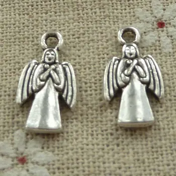 270 komada tibetanskog srebra anđeoskih čari 18x10mm #3656