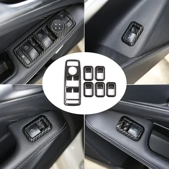 Za Mercedes Benz GLS 6pcs karbonskih vlakana ABS Vrata prozora prekidač ploče navlaka styling završiti