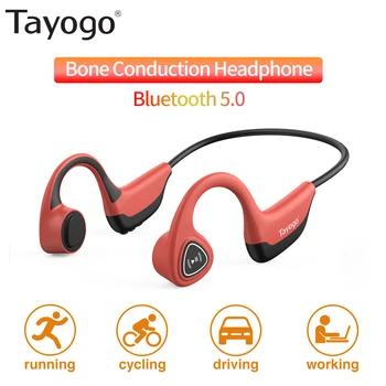 Tayogo S2 Bežična Bluetooth slušalica je koštano vodljivost slušalice Sport na otvorenom Sweatproof slušalice s mikrofonom za telefoniranje bez korištenja ruku