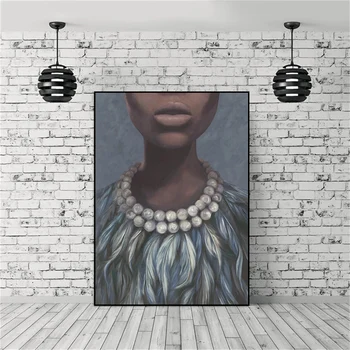 Crna umjetnost žena platno fotografije umjetnost slikarstvo sažetak suvremeni home dekor zid umjetnosti ispis na platnu custom ispis fotografija bez okvira