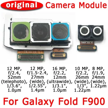 Originalni Prednji Stražnji Stražnja Kamera Za Samsung Galaxy Fold F900 Glavni Suočavanje Kamera Modul Flex Zamjena Kabela Rezervni Dijelovi
