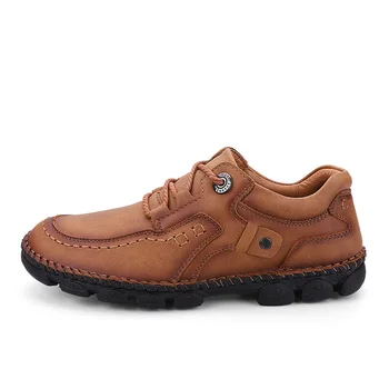 DM209 proljeće plus veličina 48 muške Casual cipele i prozračna koža poslovne natikače muška Roman cipele stan natikače muškarci chaussure