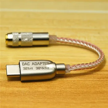 USB Type-C To 3.5 mm audio Jack adapter prijenosni HIFI DAC i pojačalo za slušalice dekoder pretvarač za Andoid Win10 Ipad ES9280c