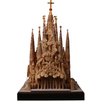DIY Sagrada Familia, Španjolska Obrtni Paper Model Arhitekture 3D DIY Education Igračke Unikatni Adult Puzzle Game