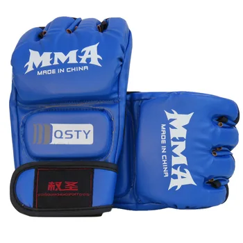 Boksačke rukavice za MMA Half Prst Boks Gloves PU Free Adult Fighting Sanda Rukavice Unisex Sandbag Muay Thai Boxeo Boxer Gloves for Boks Training