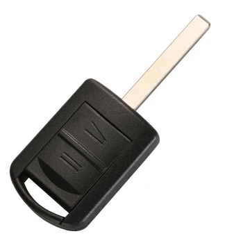 Jingyuqin 10 kom./lot 2 gumba Uncut Blade Remote Key Shell za Opel Agila Opel Corsa Meriva Combo Car Key Case NO Chip