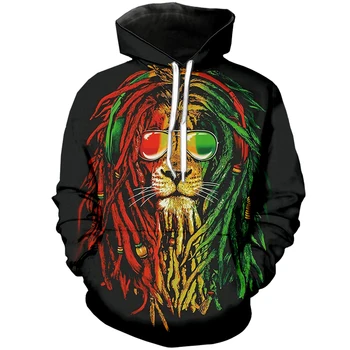 2020 nova moda majica muškarci/žene 3d hoodies košulja harajuku ispis rock, hip-hop pjevač Bob marley, reggae odjeća vanjska odjeća-7