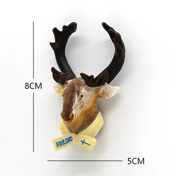 3D životinja model magnetne naljepnice hladnjak Lav orangutan Kenija Bizon nosorog Finska spremnik hladnjak Magnet uređenje sobe