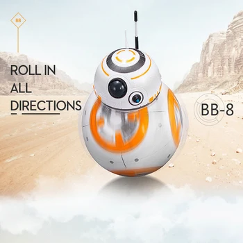BB-8 RC Robot Remote Control BB8 Action Figure Monster Movie BB 8 Ball Toy Intelligent Kid Birthday Gift Indoor Funny Game Play