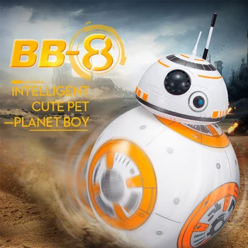 BB-8 RC Robot Remote Control BB8 Action Figure Monster Movie BB 8 Ball Toy Intelligent Kid Birthday Gift Indoor Funny Game Play