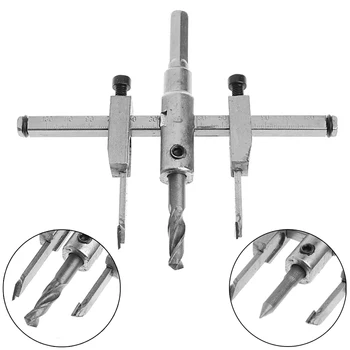 Podesivi 30-130 mm metal drvo raspon rupa pila bušilica rezač DIY kit alat L15