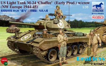 Bronco model CB35069 1/35 US Light Tank M-24 Chaffee (drugog svjetskog rata Prod) s posadom