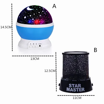 Star projektor Sky Projector Star Moon Galaxy Night Light for Kids Bedroom Decor projektor rotirajući noćno svjetlo LED Lamp Baby